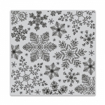[리포지션] Hand Drawn Snowflakes Bold Prints