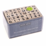 Modern Uppercase Letters & Numbers - LP455