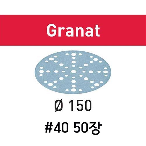 샌드페이퍼 STF D150/48 P40 GR/50 50장 (575160)
