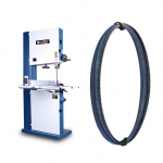 대만산 21" 밴드쏘 (SBW-5300A)용 카본 밴드쏘날 (곡선용/ 3861mm/ 10mm/ 6tpi/ 7개 세트)