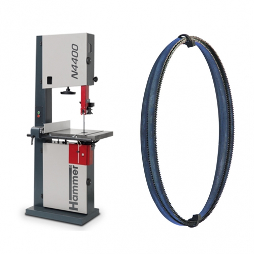 해머 밴드쏘 (N4400)용 카본 밴드쏘날 (곡선용/ 3976mm/ 6mm/ 6tpi/ 7개 세트)