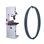 제트 15" 밴드쏘 (JWBS-15-3)용 카본 밴드쏘날 (곡선용/ 3378mm/ 6mm/ 6tpi/ 8개 세트)