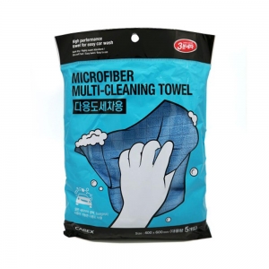 다용도 세차 타월 세트 청소 걸레 5개