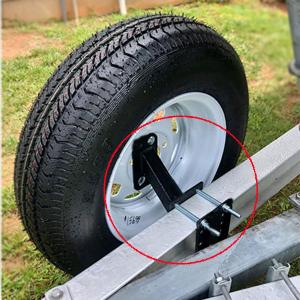 트레일러 스페어 타이어 거치대 캐리어 보트 바퀴 마운트 브라켓