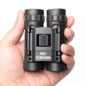 HD 쌍안경 접이식 휴대용 콘서트 스포츠 보트 망원경 탐조 고배율 8x21