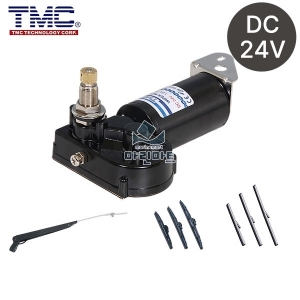 보트 와이퍼모터 세트 24V 싱글암 샤프트 숏타입