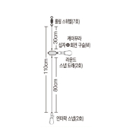 해동 피나투라 한치 채비 이카 메탈리그2 2단 HA-1434