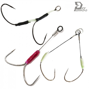 데스페라도 갈치 지깅 어시스트훅 무미늘 와이어 바늘 2개