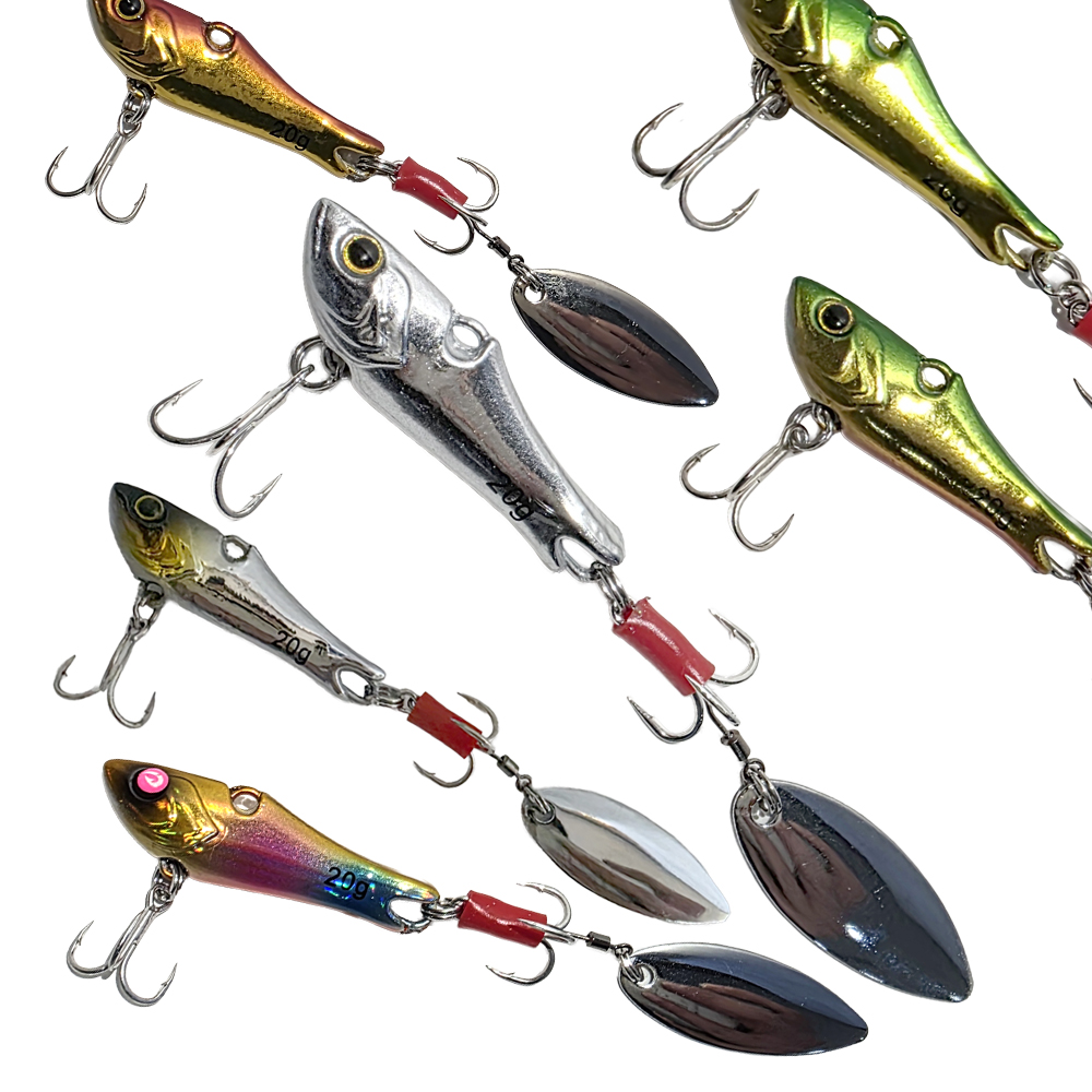 루웍스 리얼스핀 메탈 바이브 농어 루어