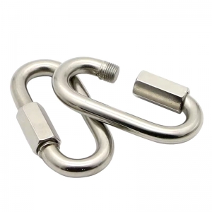 강철 퀵링크 잠금 카라비너 등산 캠핑 체인연결 8mm-12mm