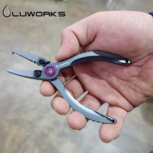 루웍스 낚시 미니 플라이어 립그립 바늘빼기 물고기 집게 포셉