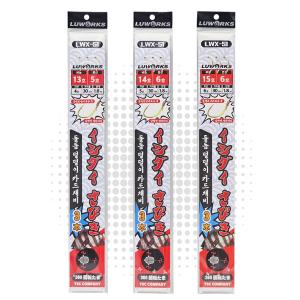 루웍스 돌돔 덜덜이 채비 3단 열기 볼락 어구가자미 낚시 눌림바늘 LWX-51