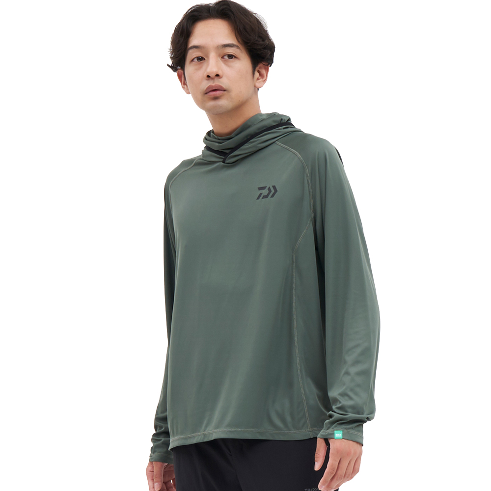 다이와 자외선 차단 벌레퇴치 쿨 후드 티셔츠 DE-5124