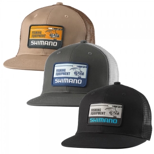 시마노 낚시 모자 그래픽 플랫 메쉬캡 CA-067Y
