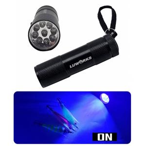루웍스 UV LED 에기 축광기 낚시 랜턴 LWT-201