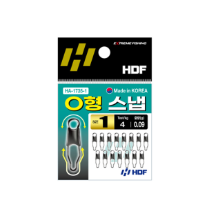 O형 라운드 스냅 온니 문어 갑오징어 에기 핀스냅 HA-1735