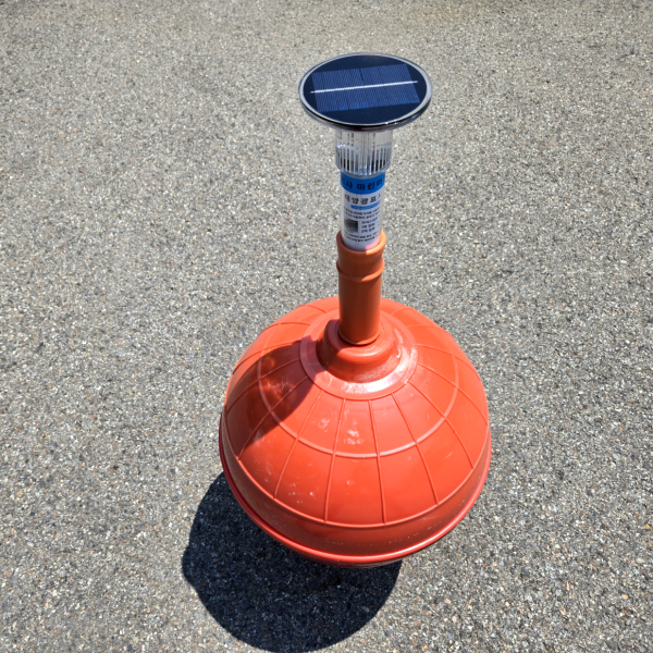 쏠라 점멸 표시 등부표 방수 점멸등 바다 해양 해상공사 위치 좌표 부표