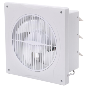 풍압 자동셔터식 환풍기 저소음 주방 상가 업소용 선박 화장실 환기 창문 200mm