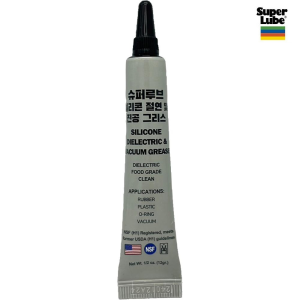 슈퍼루브 실리콘 튜브 구리스 오링 고무 플라스틱 식품기계 백색 12g