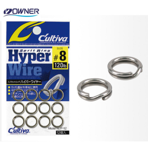 오너 스플릿링 하이퍼 와이어 P-12 스텐 루어 스냅링 지깅링