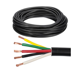 5C 전선 케이블 5핀 플러그 소켓 테일램프 보트 카라반 하네스 배선 VCT