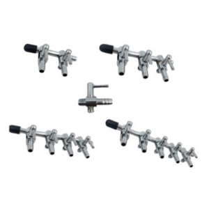 스텐레스 저압 분지 분기관 수족관 산소 에어 분배기 밸브 4mm