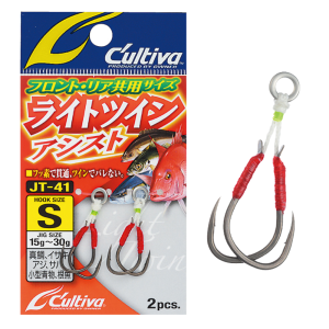 오너 컬티바 트윈 어시스트 훅 지깅 바늘 방어 타이라바 JT-41
