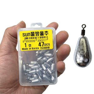 썬베이트 물방울추 싱커  프리리그 봉돌 도래추 주꾸미 갑오징어