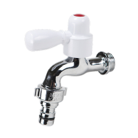 국산 수도 꼭지 원터치 커플링 원스톱 수전 발코니 밸브