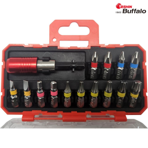 드라이버 비트 세트 15종 전동드릴 육각렌치 일자 별비트 얇은 정밀 십자비트