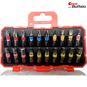 드라이버 비트 세트 20종 전동드릴 육각렌치 일자 별비트 얇은 정밀 십자비트