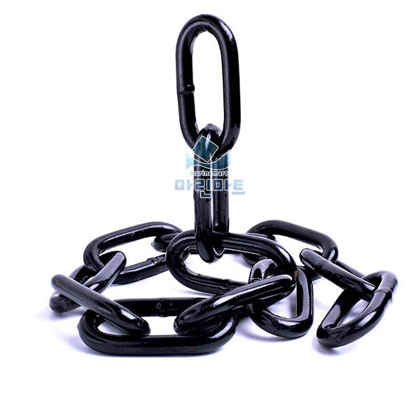대형 쇠사슬 체인 비도금 흑유 닻 앵커 체인줄 롱 링크 징줄 12mm~22mm