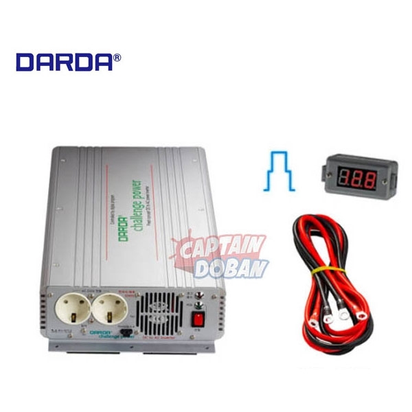 인버터(유사계단파 DC12V 2500W) 보트 캠핑카 카라반 자동차 차박