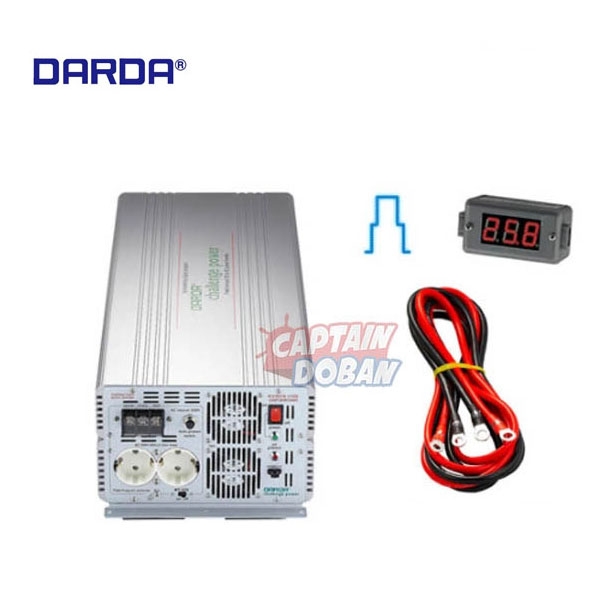 인버터(유사계단파 DC12V 5000W) 보트 캠핑카 카라반 자동차 차박