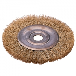 원형 브러시 그라인더 평형 철 브러쉬