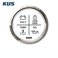 볼트미터 엔진체크 온도 오일 게이지 4기능 알람 보트