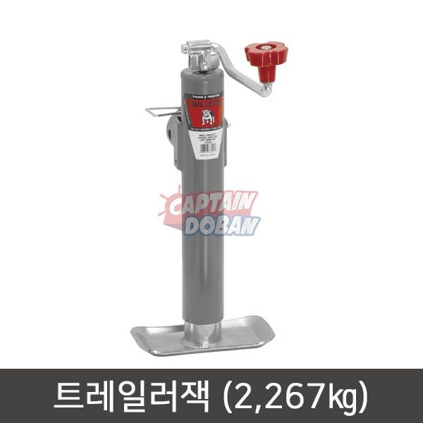 용접식 트레일러잭 카라반 보트 발전기 쟈키 텅잭 5000Lbs