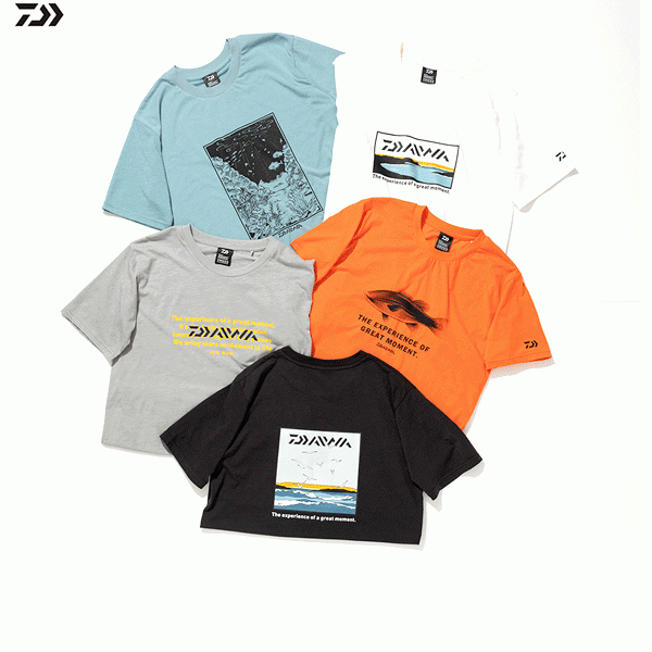 다이와 그래픽 반팔 티셔츠 DE-6422 갈매기