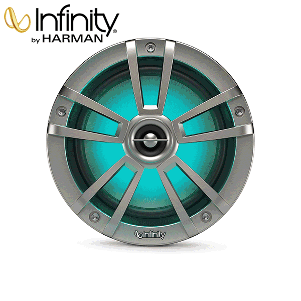 Infinity 마린 스피커 LED 발광형 (2개1조) INF622MLT 보트 카라반 캠핑카 오디오