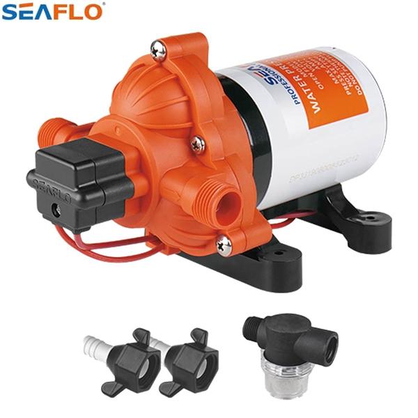 수압유지 가압 펌프 다이아프램 모터 워터 농약 분무기 캠핑카 보트 33s 45psi