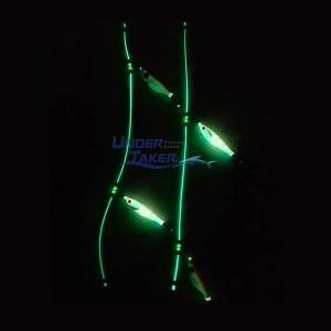 야광 쭈꾸미 채비 갑오징어 문어 낚시채비 2단 3개