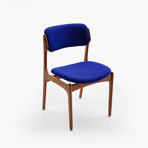 Dining Chair (Designer. Erik Buck)-Blue / Sold