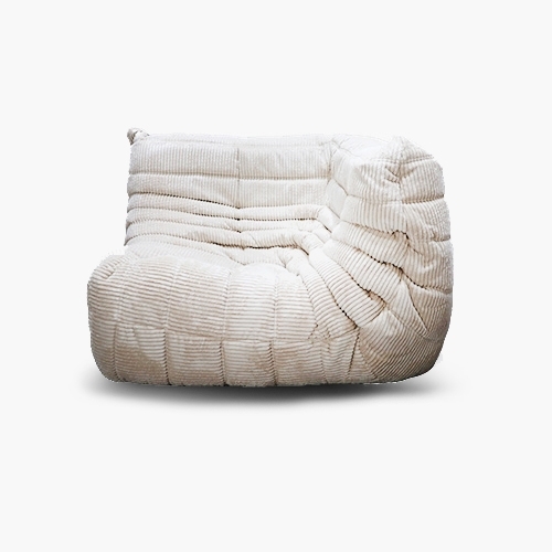 [Ligne Roset] Togo Sofa Corner Seat / Creme / Fabric