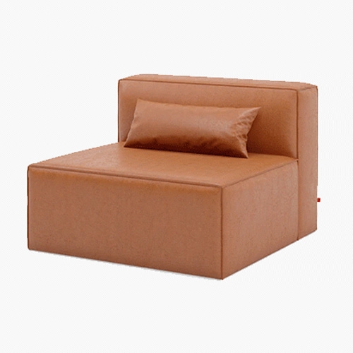 MiX Armless 1인 sofa / Brown