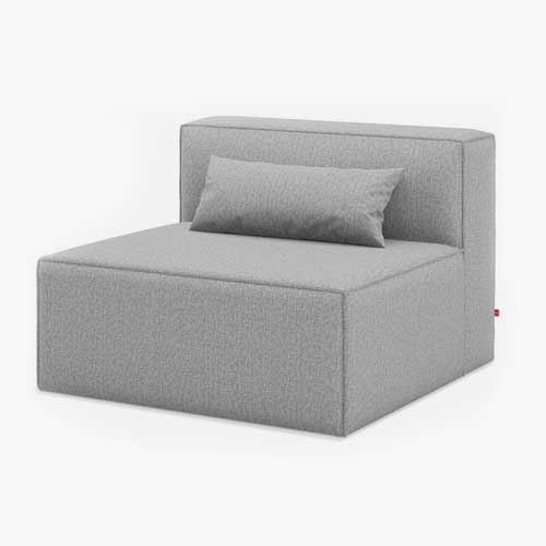 MiX Armless 1인 sofa / 패브릭