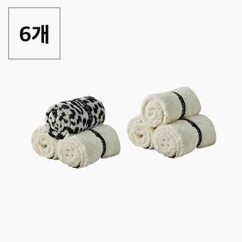 Hand Towel 5p Original + 1p Black pattern