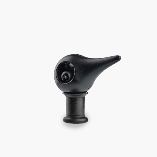 Rocks Bird Wine Stopper Black