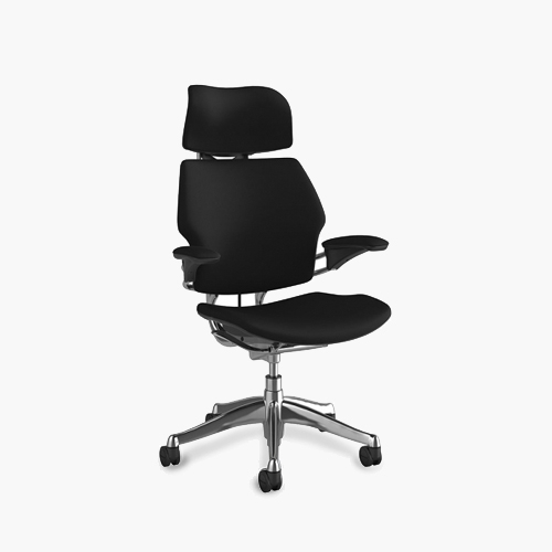 Freedom Headrest, 블랙 패브릭+크롬바디