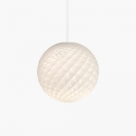 Patera Pendant 600 (Matt White-PVC)
