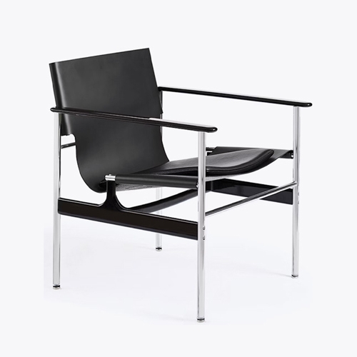 Pollock Armchair / Black Leather